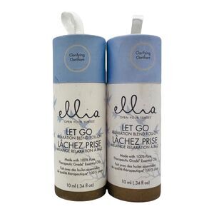 2x Ellia Let Go Relaxation Roll-On Therapeutic Grade Essential Oil 10 ml 0.34 oz